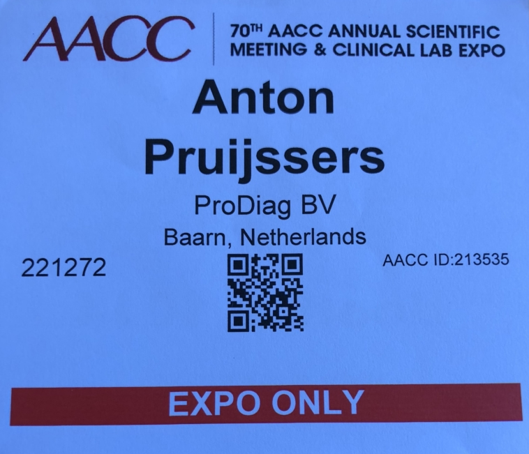 ProDiag attended the AACC exhibition in Chicago
